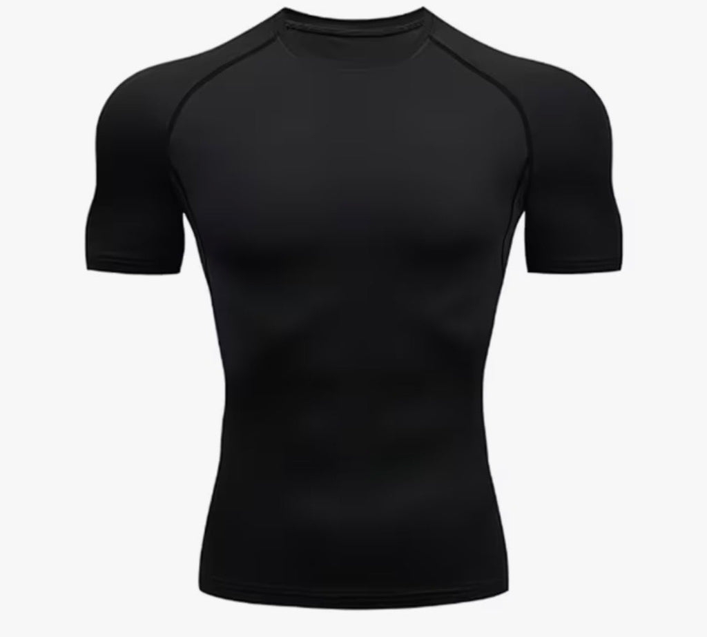 Camiseta de compresión negra