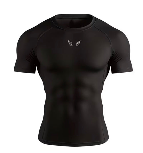 Camiseta de compresión negra